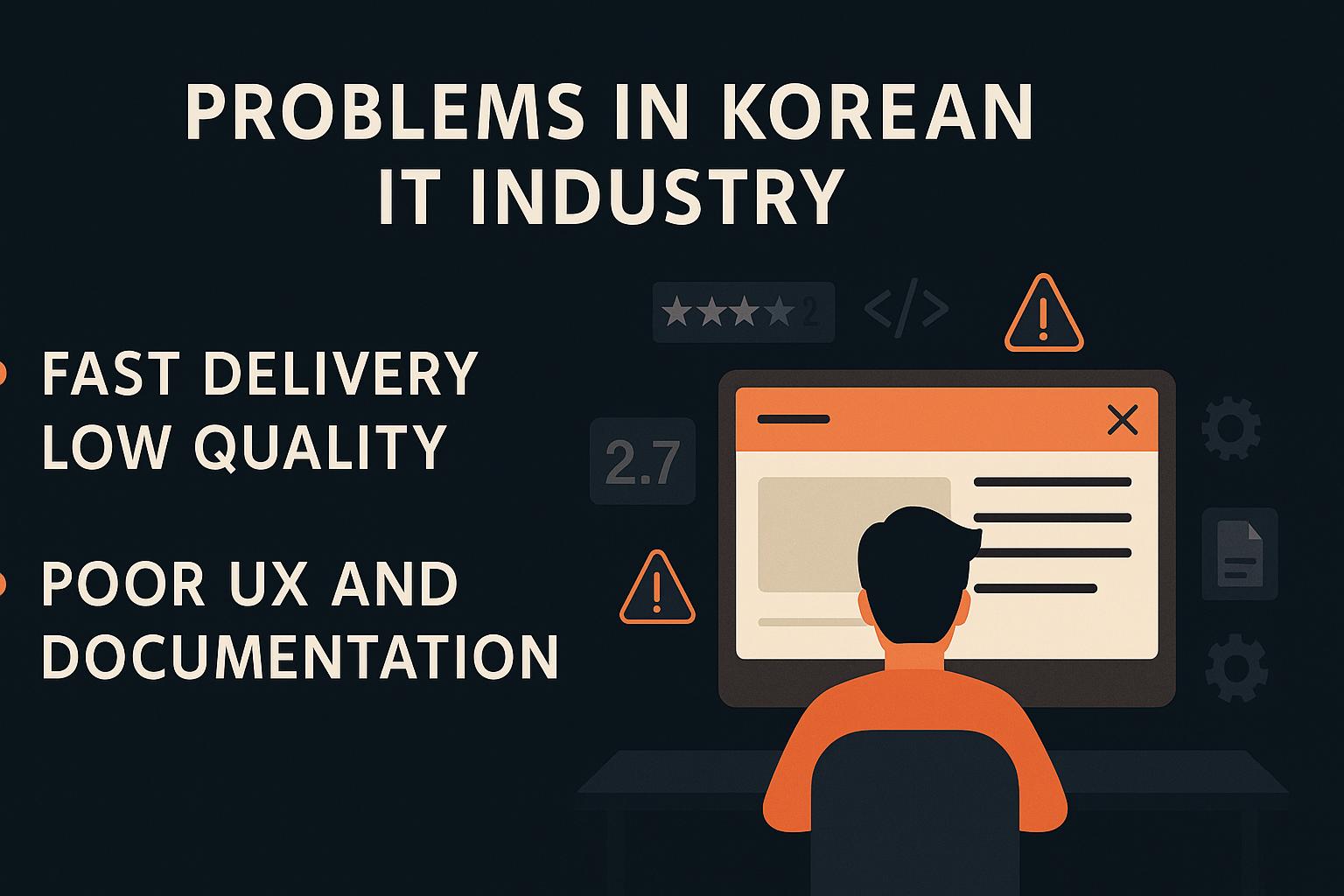 Why Us - Korean IT Industry Weaknesses